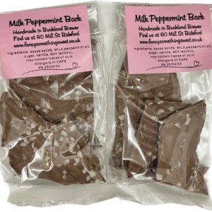 Milk peppermint bark